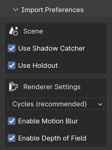 Tuto Blender Import Preferences