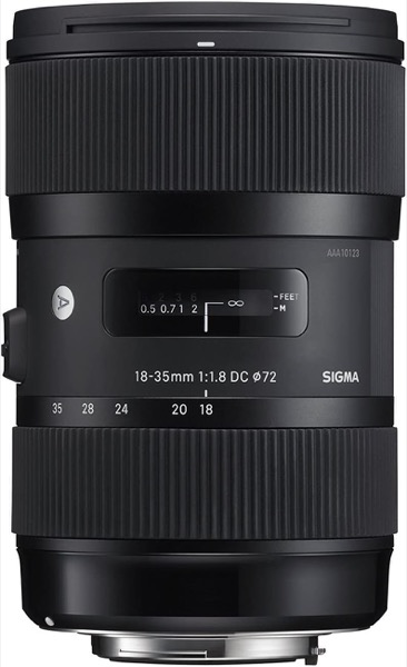 Sigma 18-35mm F1.8 DC HSM | Art lens